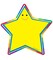 Carson Dellosa 36-Piece Rainbow Star Cutouts, Smiley Face Bulletin Board Decorations for Name Tags, Cubbies, Locker Decorations, Posterboard, and Classroom Decor